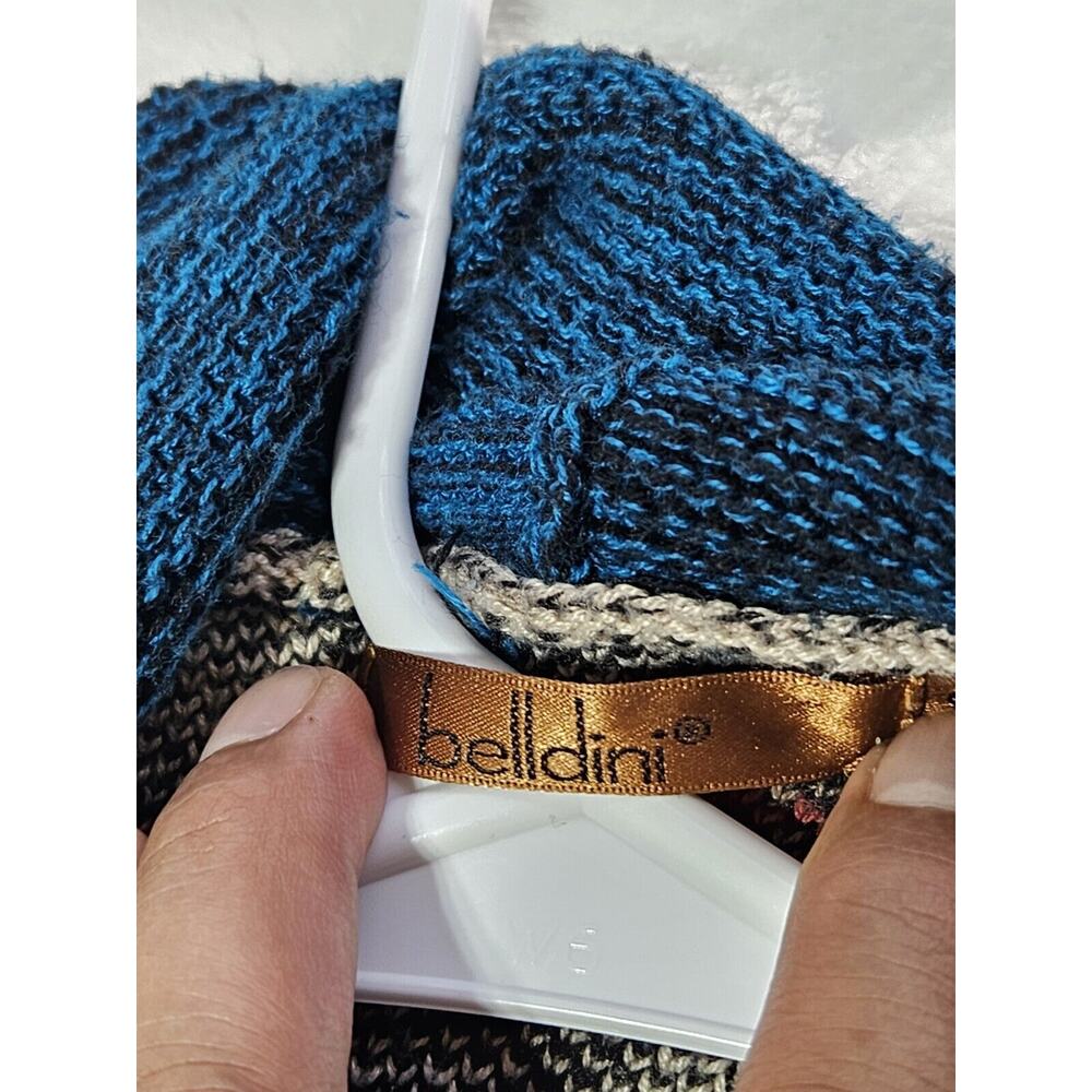 Belldini Womens Southwest Striped Cardigan Open Sweater Multicolor Small - Picture 4 of 10